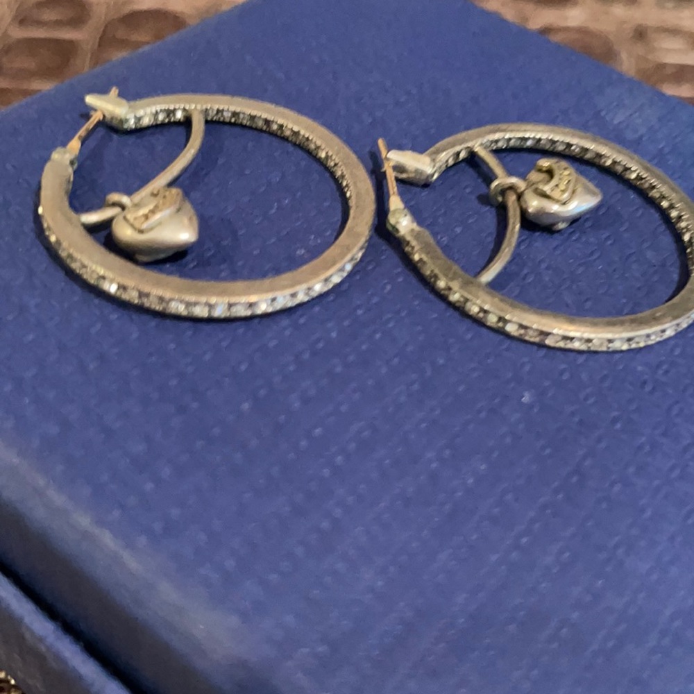 Juicy Couture hoop earrings